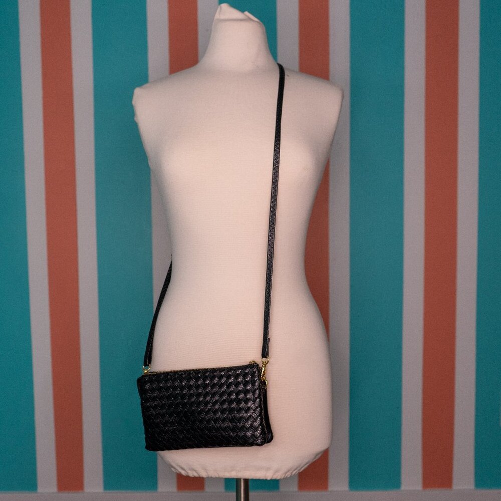Black Quitted Purse
